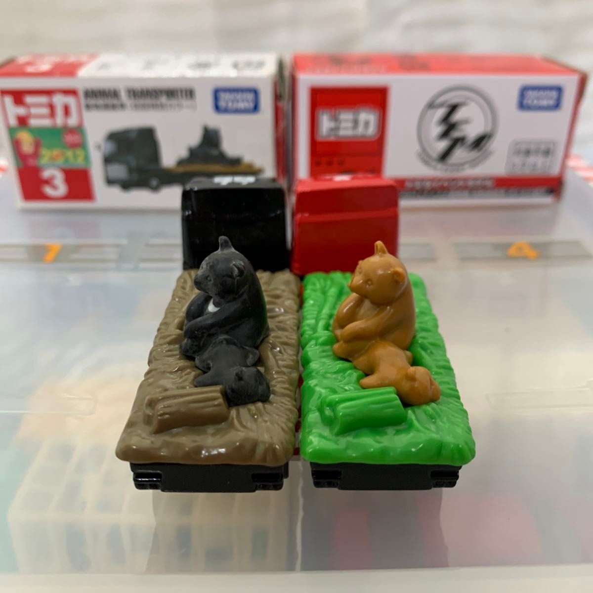 Tomica bear set first limited edition animal carrier Collectables 17+
