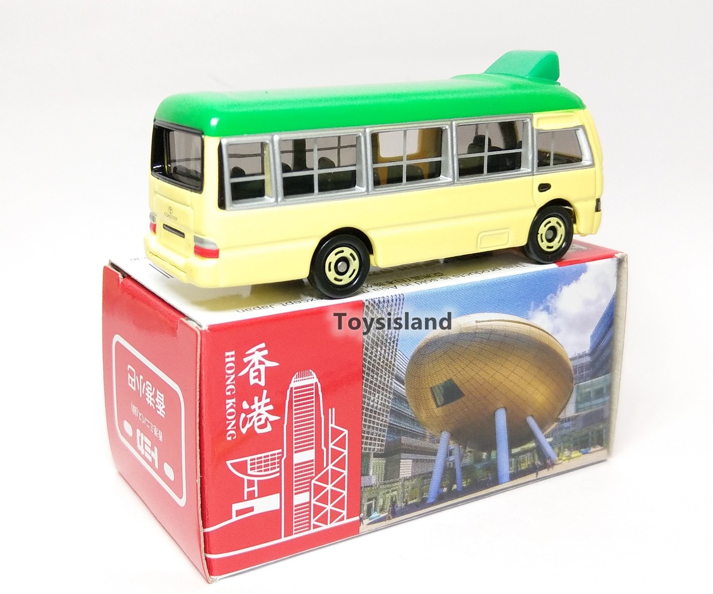TOMICA HONG KONG CITY MINIBUS TOYOTA COASTER VAN 1/89 MINI BUS GREEN 2018 NEW