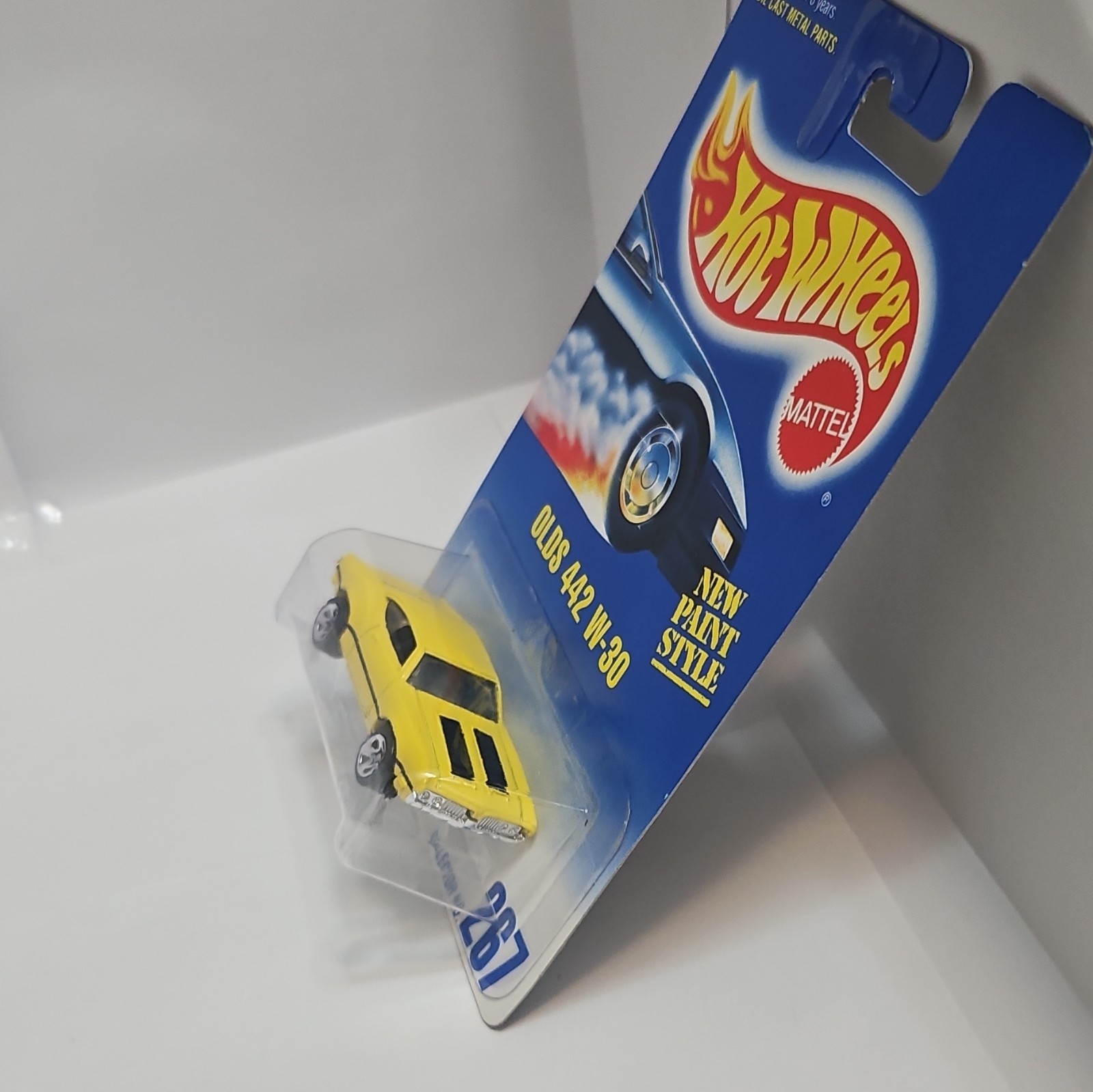 Hot Wheels Olds 442 W-30 Speed Fleet 1:64 Yellow Black Diecast 1991 Unopened