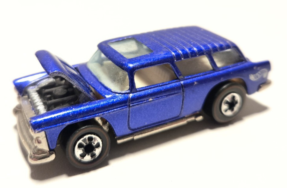 (1993) Hot Wheels Vintage Collection Classic Nomad Metallic Blue Redline Replica