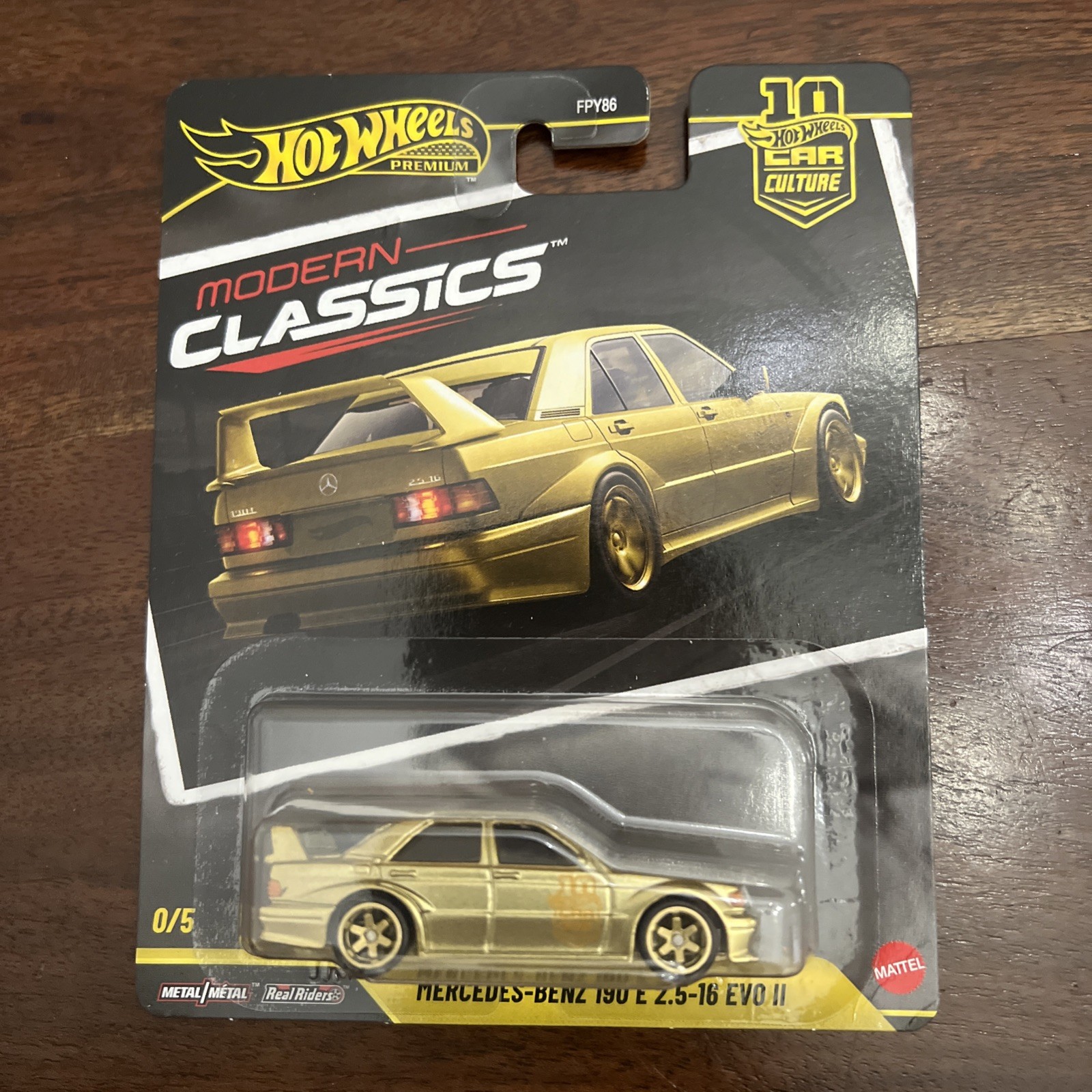Hot Wheels Modern Classics Mercedes Benz 190E Chase BM1 in Protector