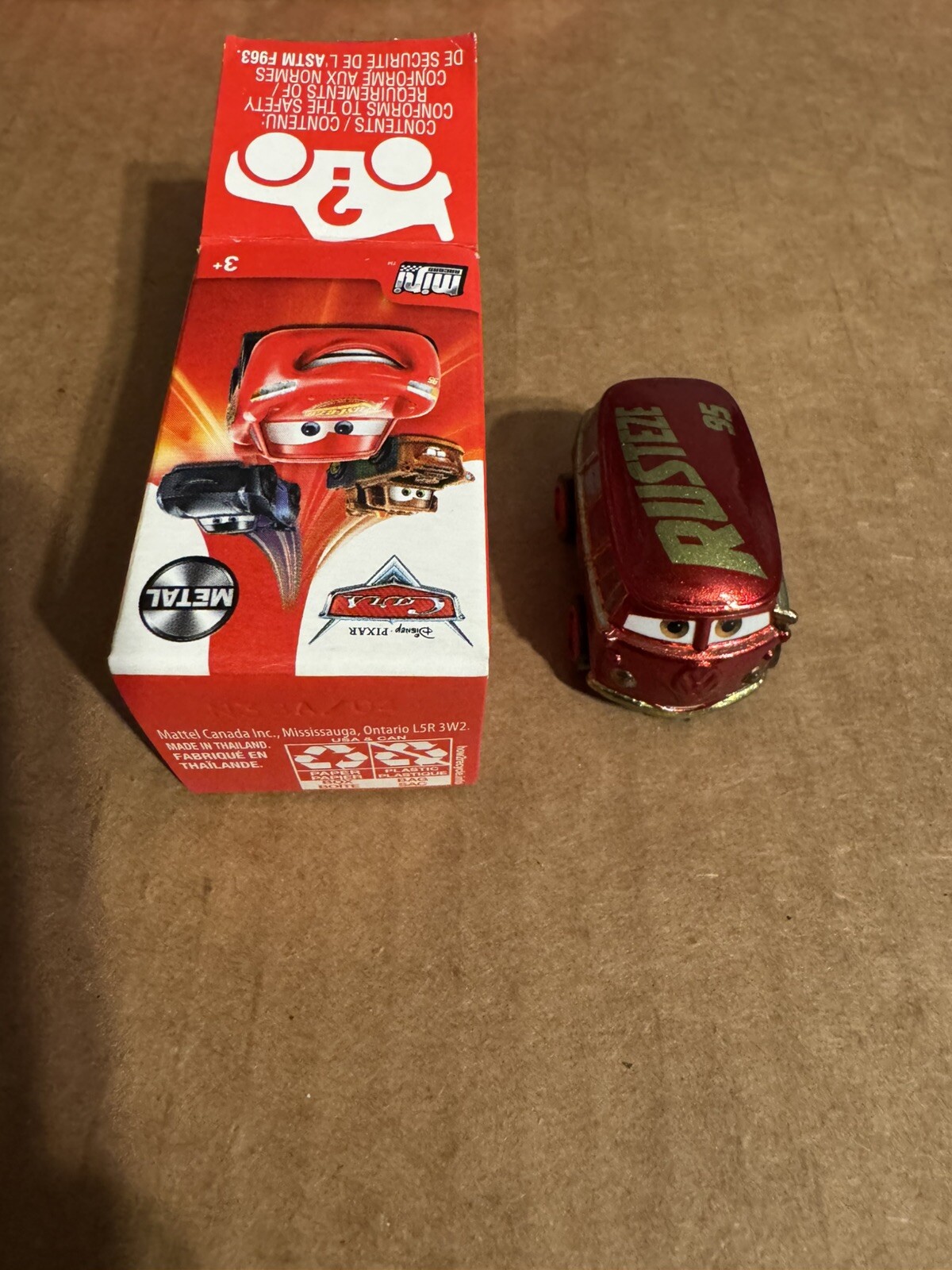 2021 Disney Pixar Cars Mini Racers RUST-EZE WRAP FILLMORE Racing Series 1 #4