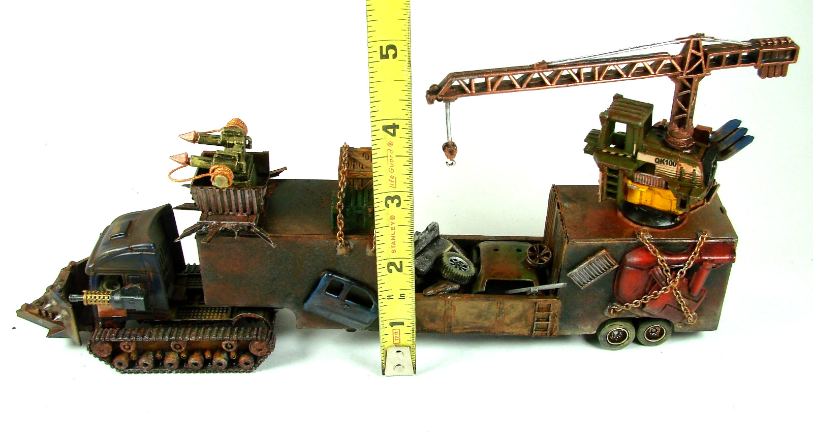 Gaslands War Rig Metal Scapper Custom Diecast 1/80 Mad Max Wastelands
