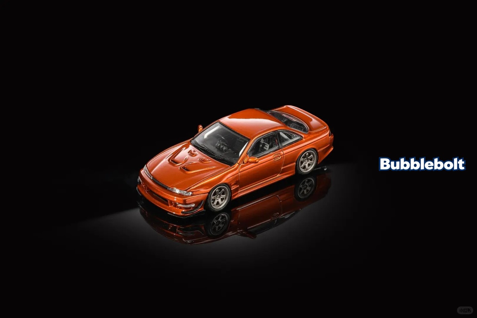 Mortal Model 1:64 Nissan Silvia S14 240SX Orange TMCS Event Special Model