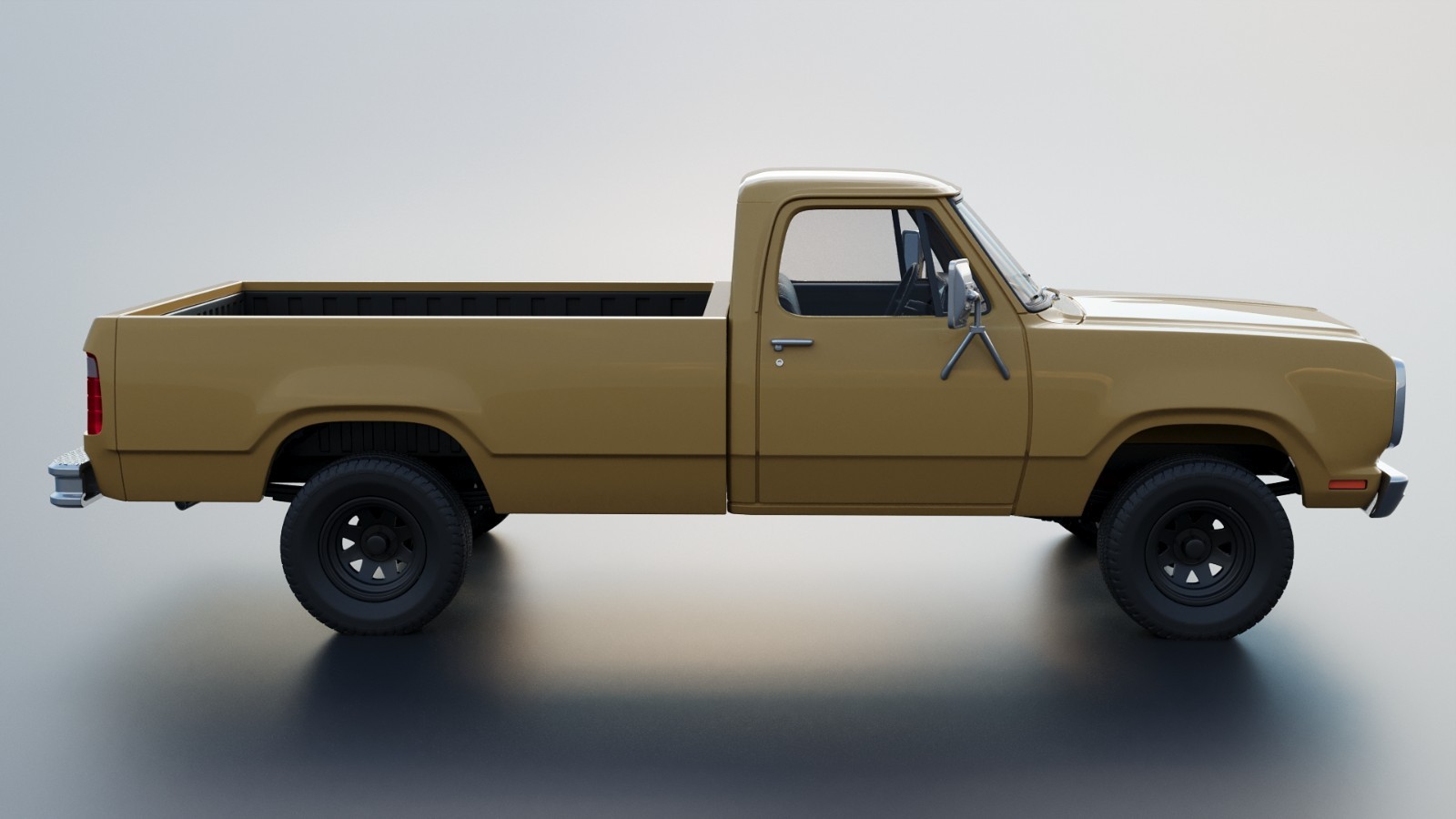 3d printed Dodge Power Wagon W150 1979 model car collectible replica