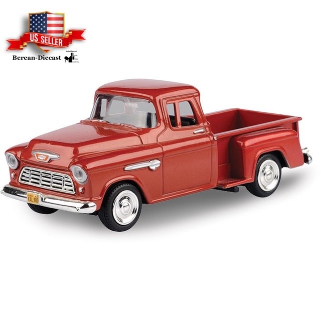 NIB 1/43 Motor Max ’55 Chevy 5100 Stepside Pick-up Copper American Classics