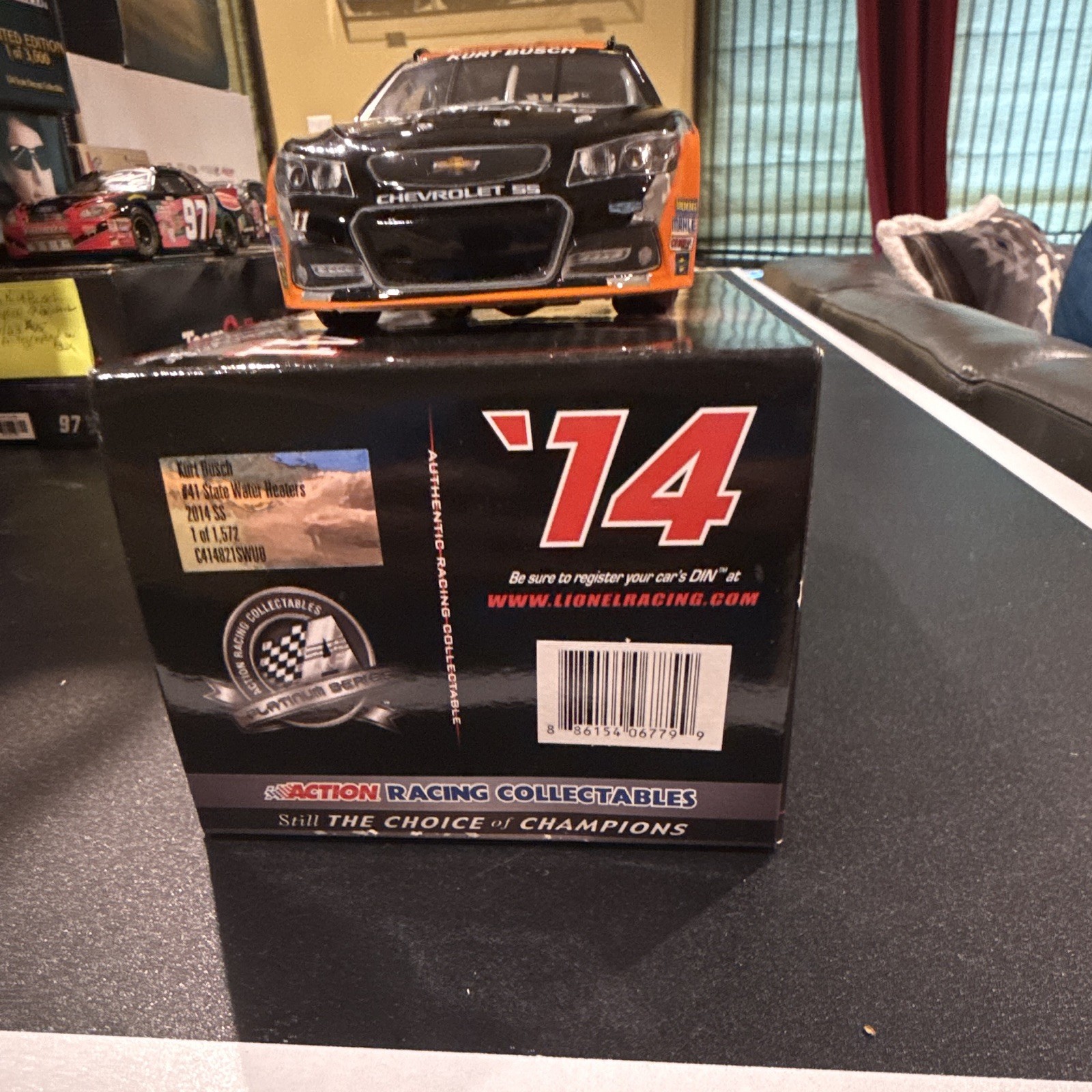 Platinum Lionel Racing Kurt Busch #41 State Water Heaters 2014 Chevy SS 1:24