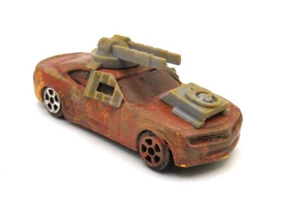 Custom Mad Max Zombie War Wasteland Road Warrior Truck 1/64 Hot Wheels Vehicle