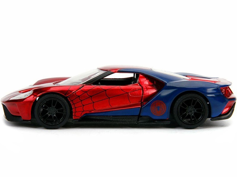 2017 FORD GT “SPIDER-MAN” THEME 1/32 DIECAST METAL CAR BY JADA 30291