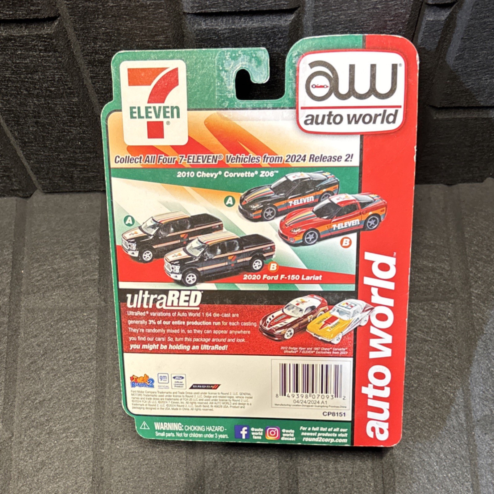 Auto World 7-Eleven F-150 Lariat Limited Edition 1:64 Diecast Truck