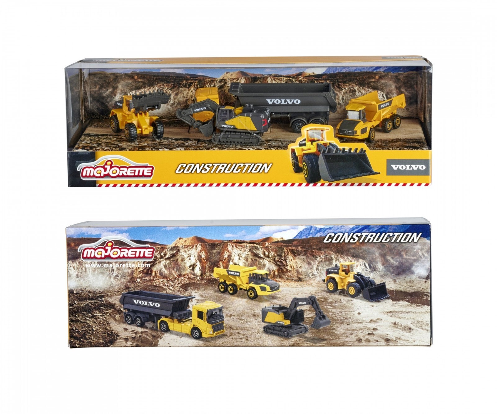Majorette Volvo 4-Vehicle Construction Set · Brand New · Free UK P&P