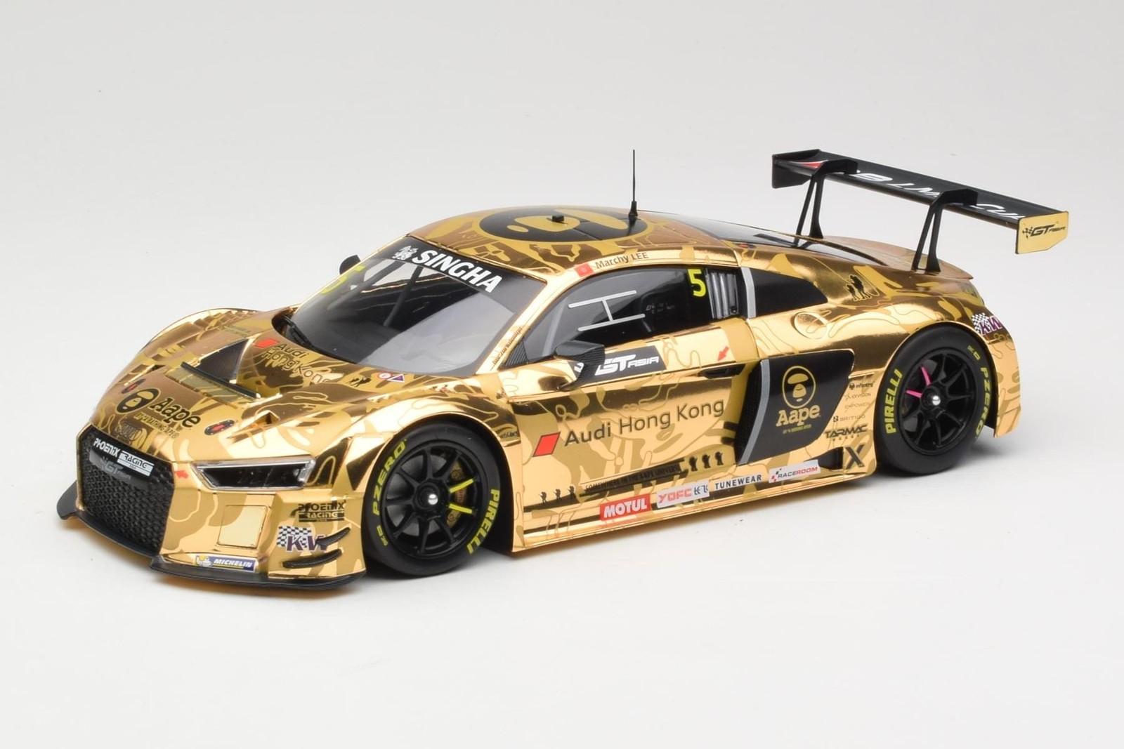 Audi R8 LMS #5 AAPE M. Lee/Thong GT Asia 2016 1:18 Minichamps | 155161195