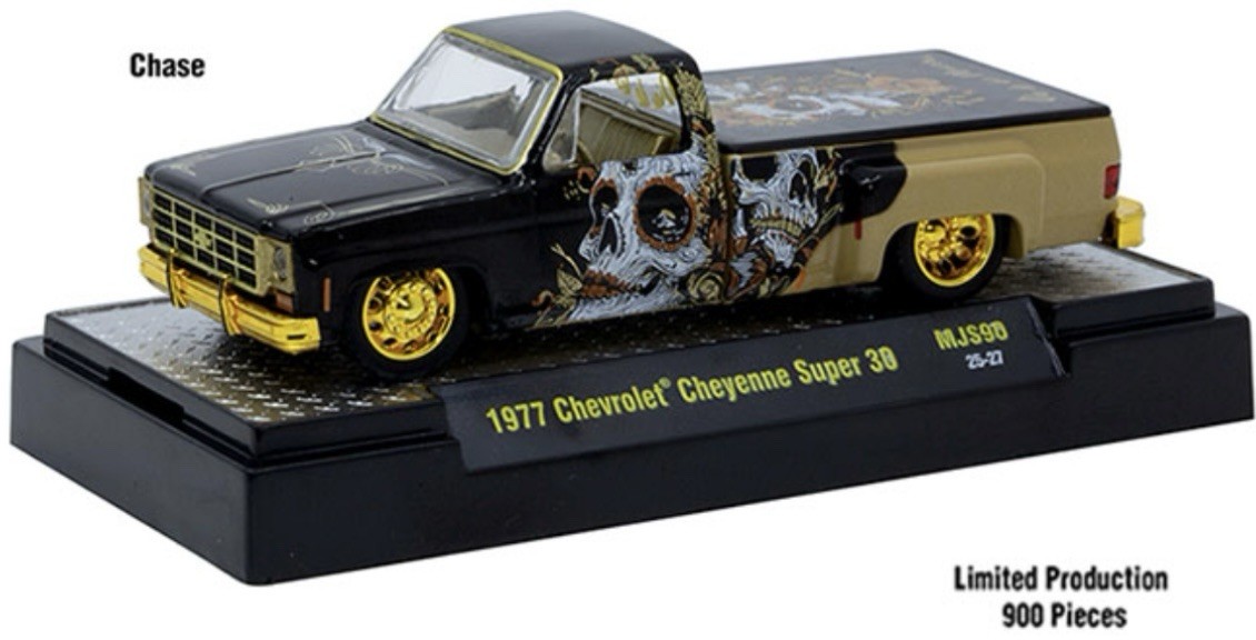 M2 MACHINES CHASE 1977 CHEVY CHEYENNE SUPER 30 DUALLY SQUAREBODY HOBBY EXCLUSIVE