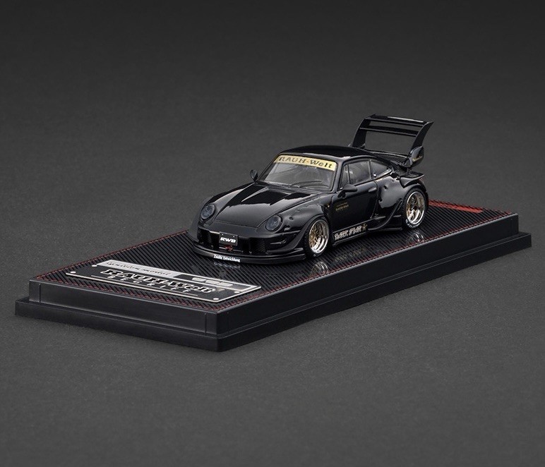 Ignition Model Porsche Rauh-Welt Begriff RWB 993 Black 1/64