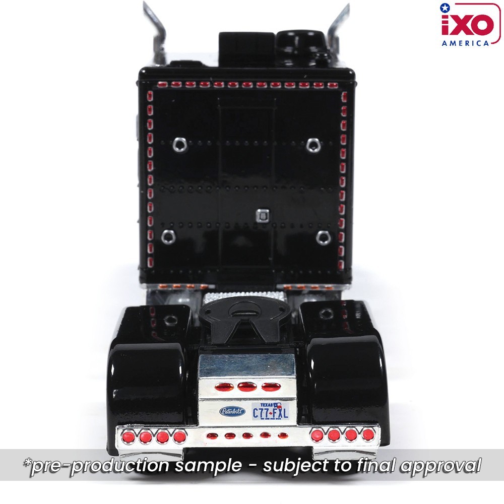 Peterbilt 379 Custom – Black Diecast 1:64 Scale Model – IXO 64TR016B
