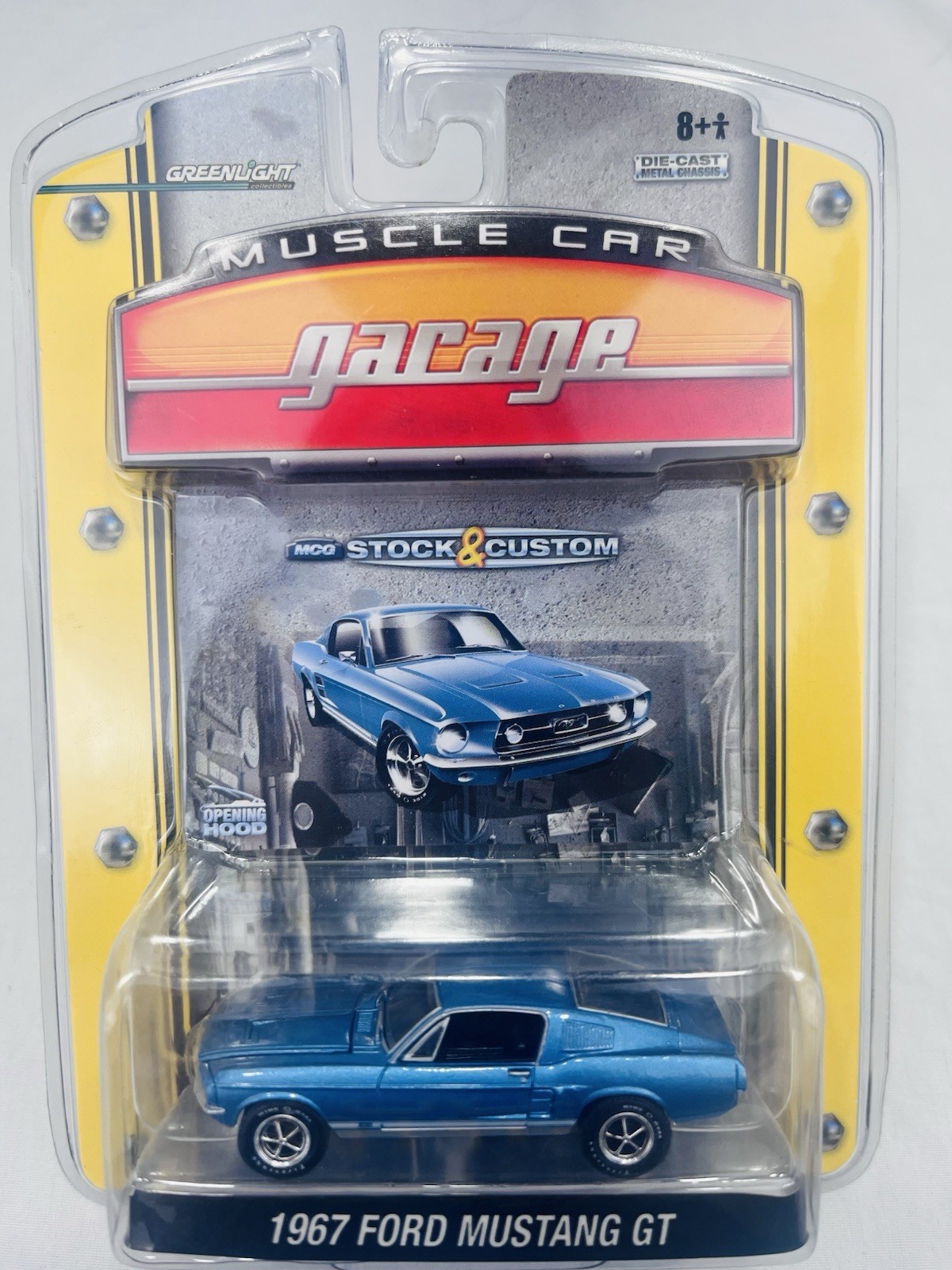 Green light Muscle Car Garage Stock And Custom 1967 Ford Mustang Gt