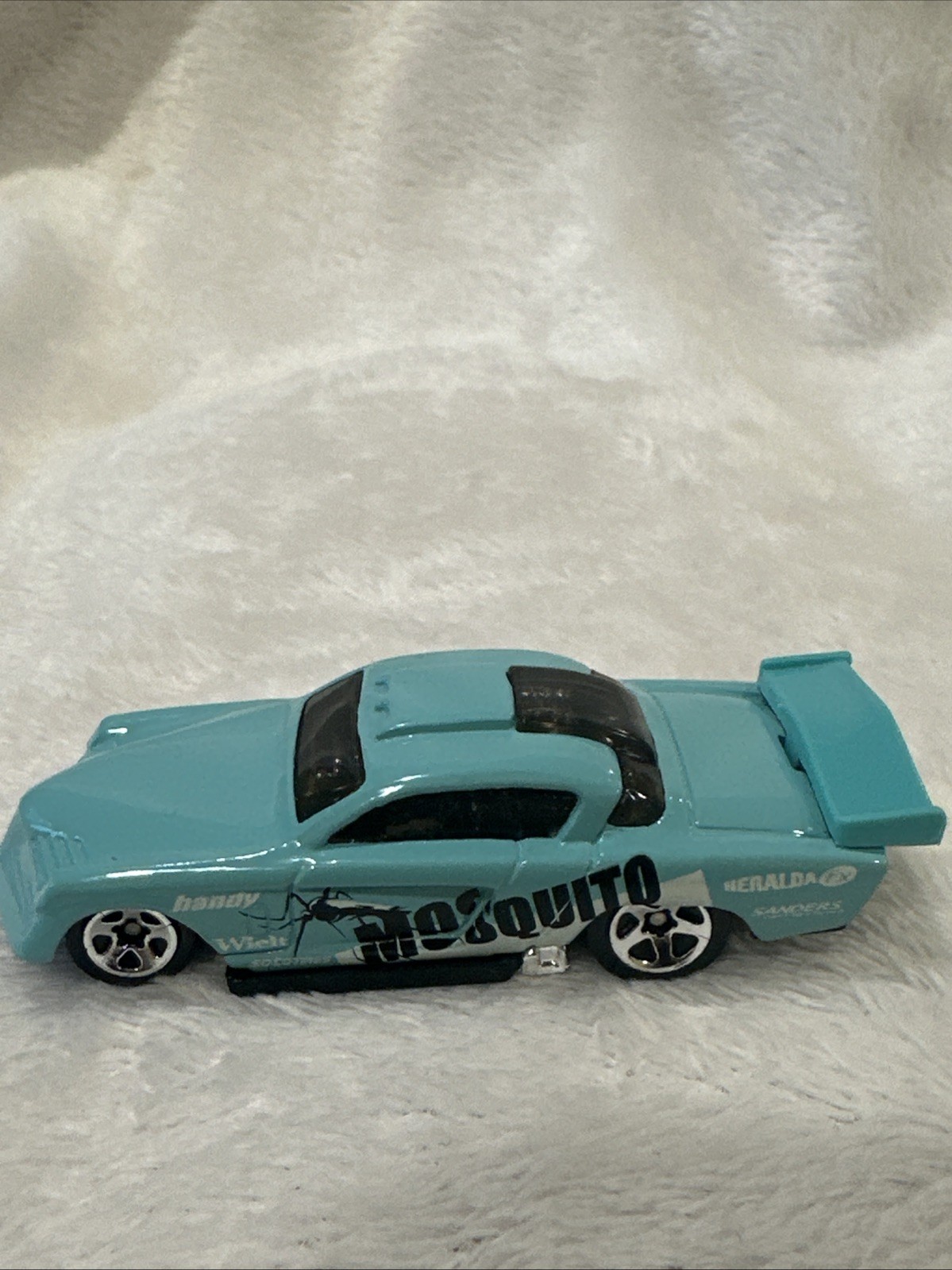 1998 Hot Wheels AT-A-Tude Mosquito Dragster Blue.