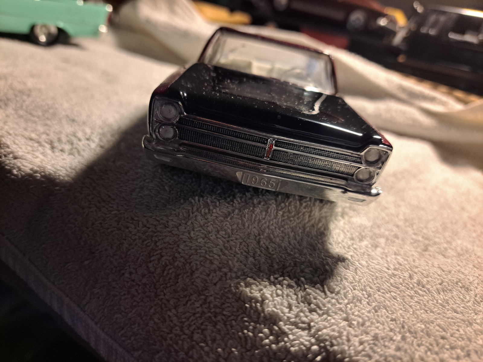 Ertl 1965 Model Car Vehicle – Burgundy/Black Colors Used