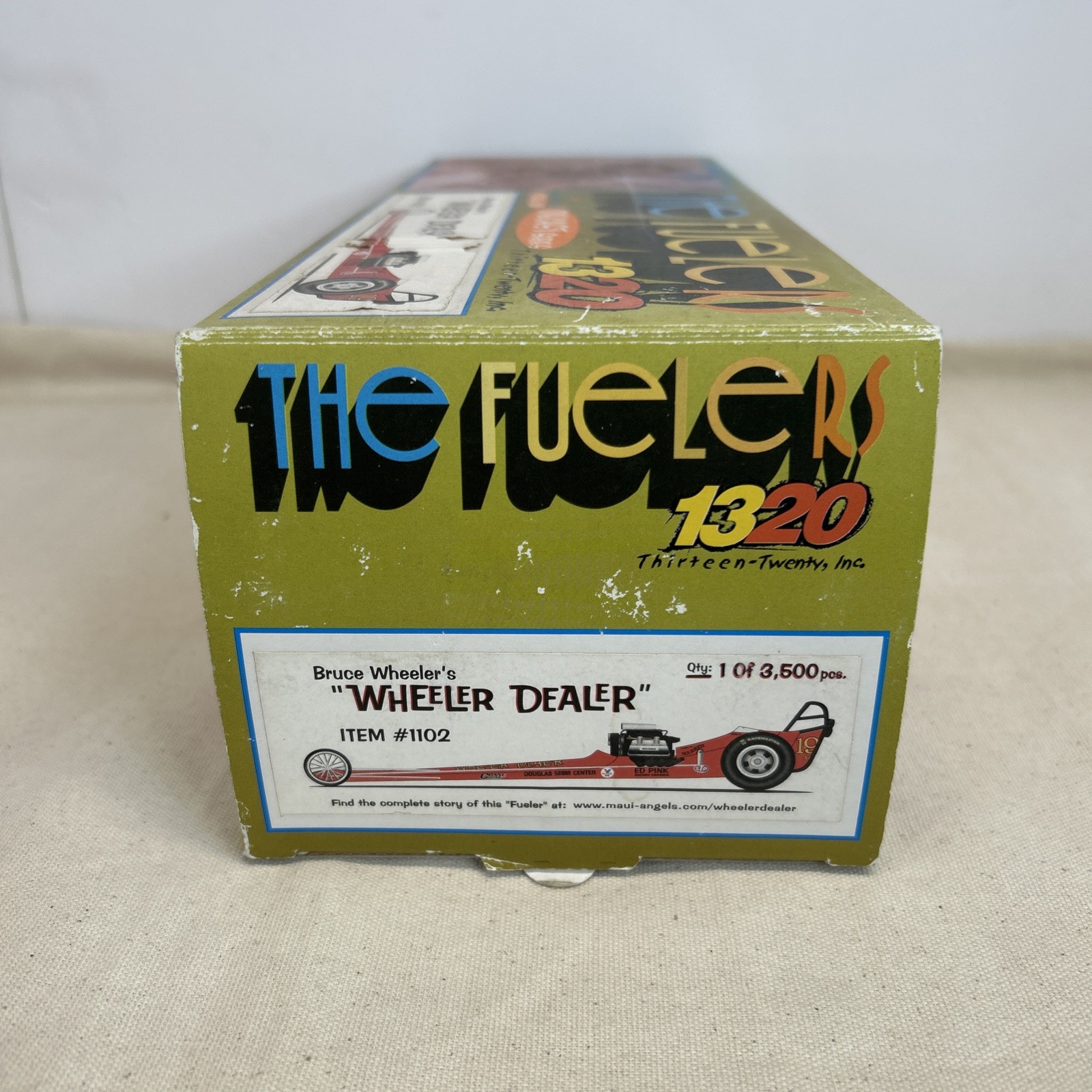 VINTAGE 1320 The Fuelers BRUCE WHEELERS WHEELER DEALER 1/24 Dragster #1102