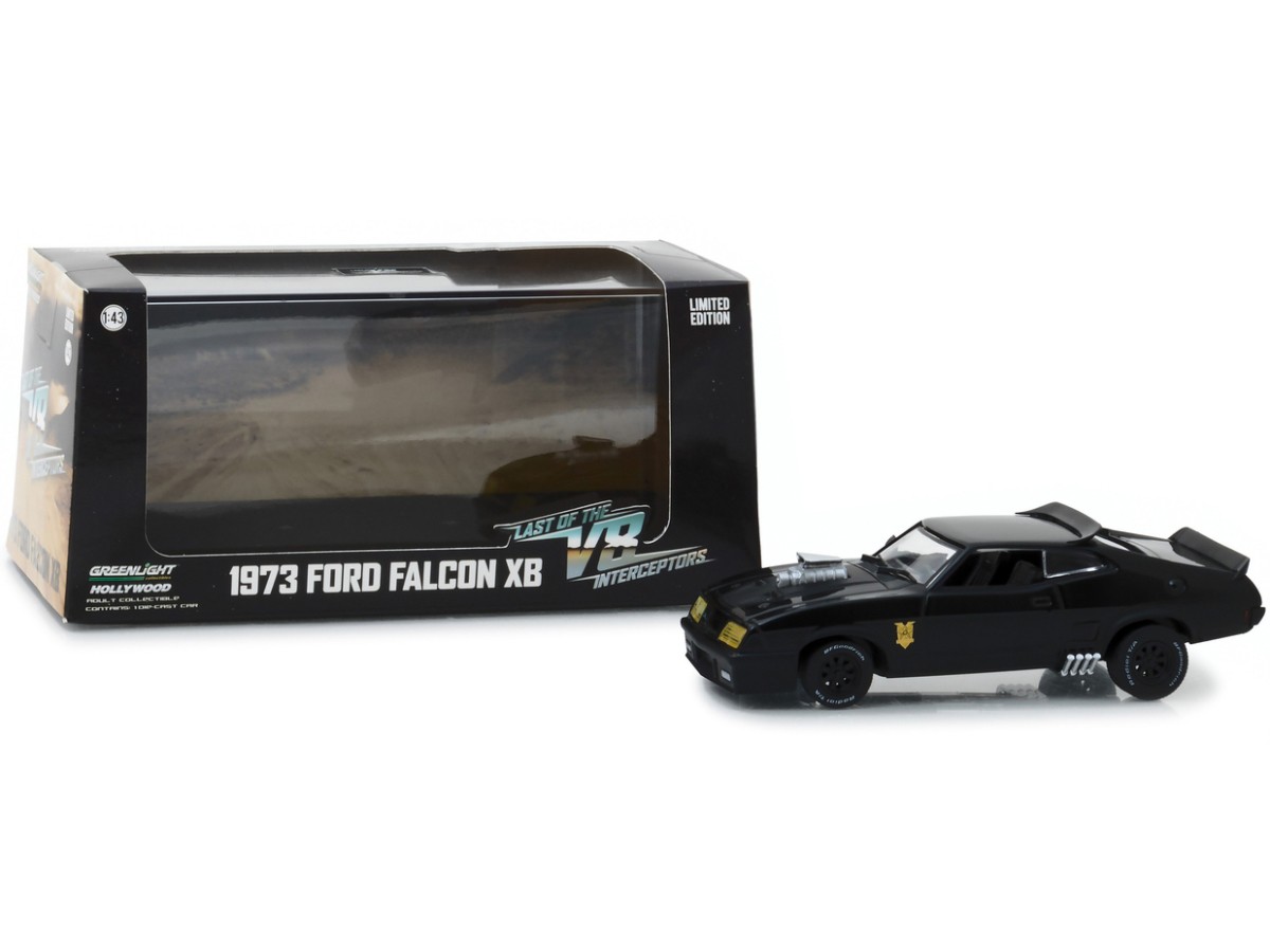 1973 Ford Falcon XB Black “Last of the V8 Interceptors” (1979) Movie 1/43 Diecas