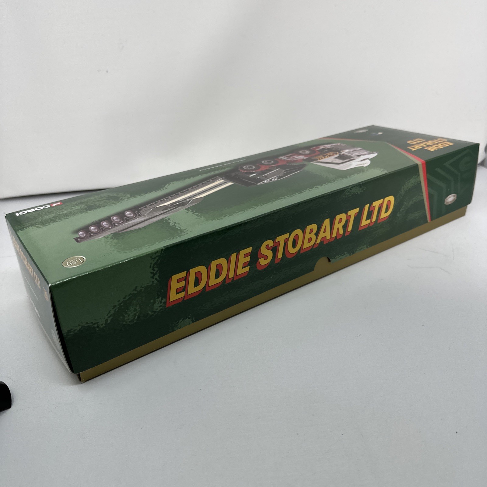 CORGI CLASSICS EDDIE STOBART SCANIA 4 SERIES LOW LOADER TRUCK MODEL CC12203 1:50