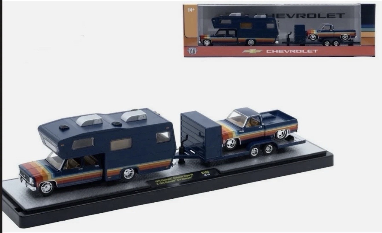 M2 Hauler 1975 Chevrolet Cheyenne Super 30 & 1978 C10 Silverado 36000-100 1/64
