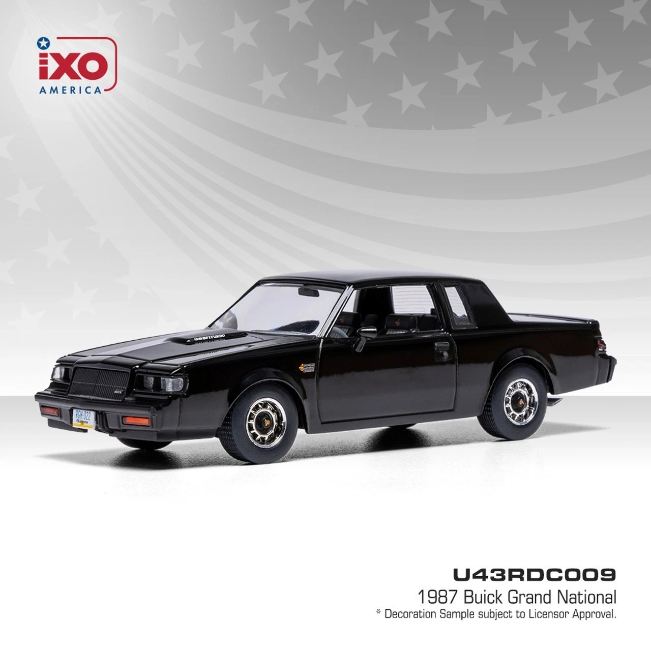 IXO 1987 BUICK GRAND NATIONAL – BLACK 1/43