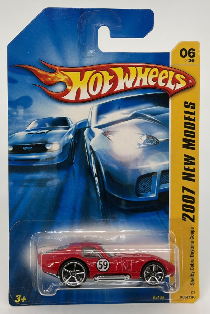 Hot Wheels 2007 New Models 06 of 35 Shelby Cobra Daytona Coupe 06 / 180 1:64