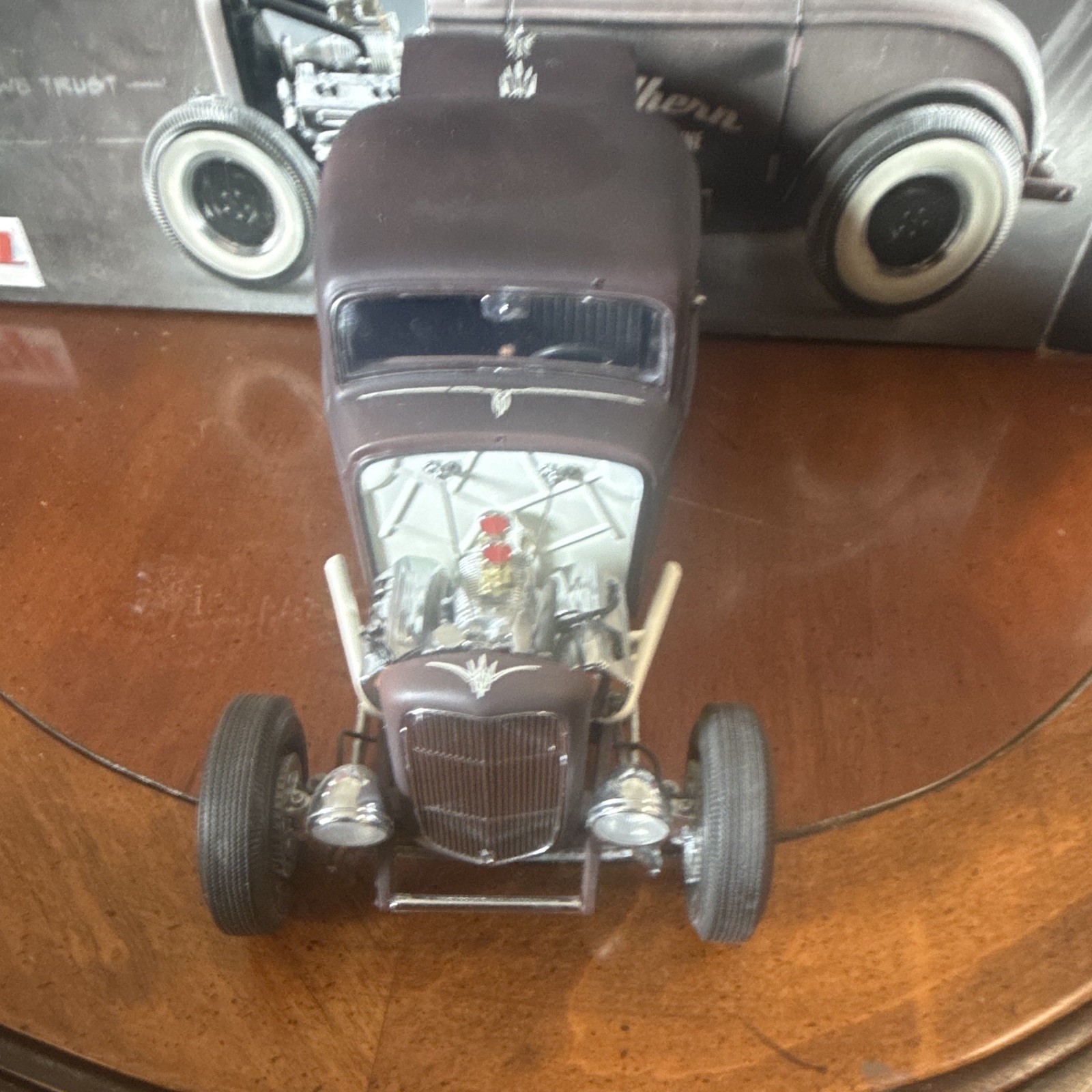 Jada Toys Rat Rod 1934 Ford 3-Window Coupe 1:24 Diecast Brown w/ Box
