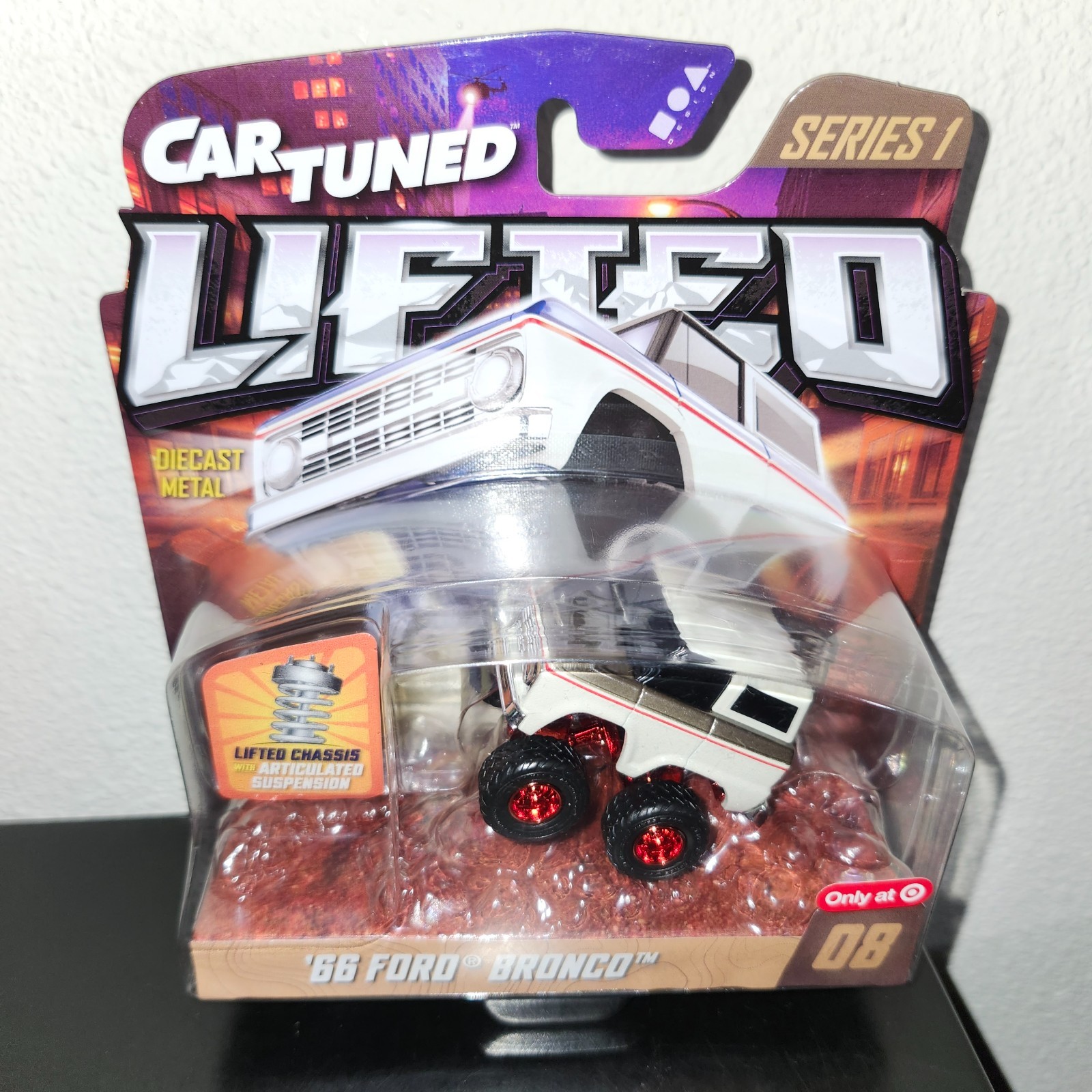 2026 Car Tuned Lifted 66 Ford Bronco RED BOTTOM RB Chase – Target Exclusive