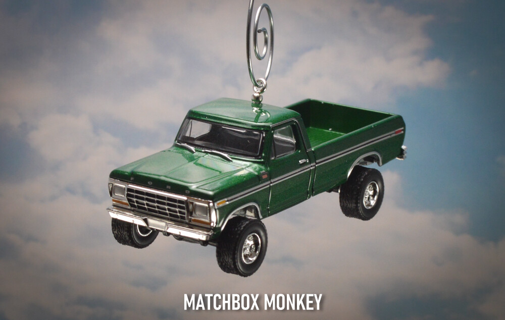 1979 Ford Ranger XLT F-350 Lifted 4×4 Square Body Custom Christmas Ornament F350