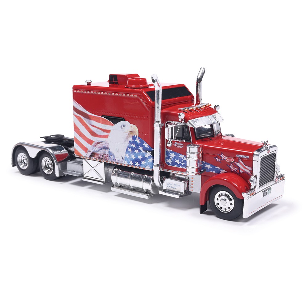 Peterbilt 379 Custom – Red with Eagle