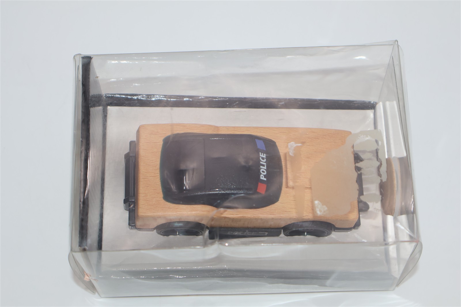 Motorworks – STS STEALTH POLICE CRUISER 1.0 Wooden Car Vehicles Snap-Fit – NEW –