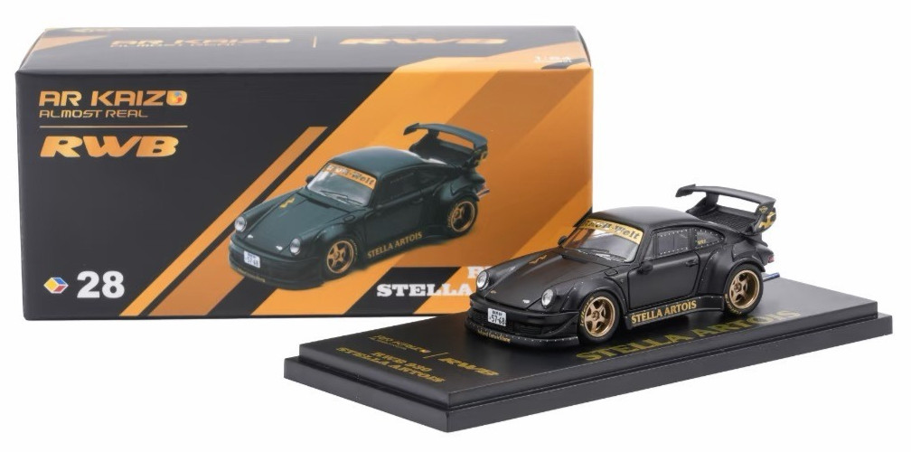 Almost Real AR Kaizo “Stella Artois” Porsche-RWB 930 911 1:64 Car 6K0000101