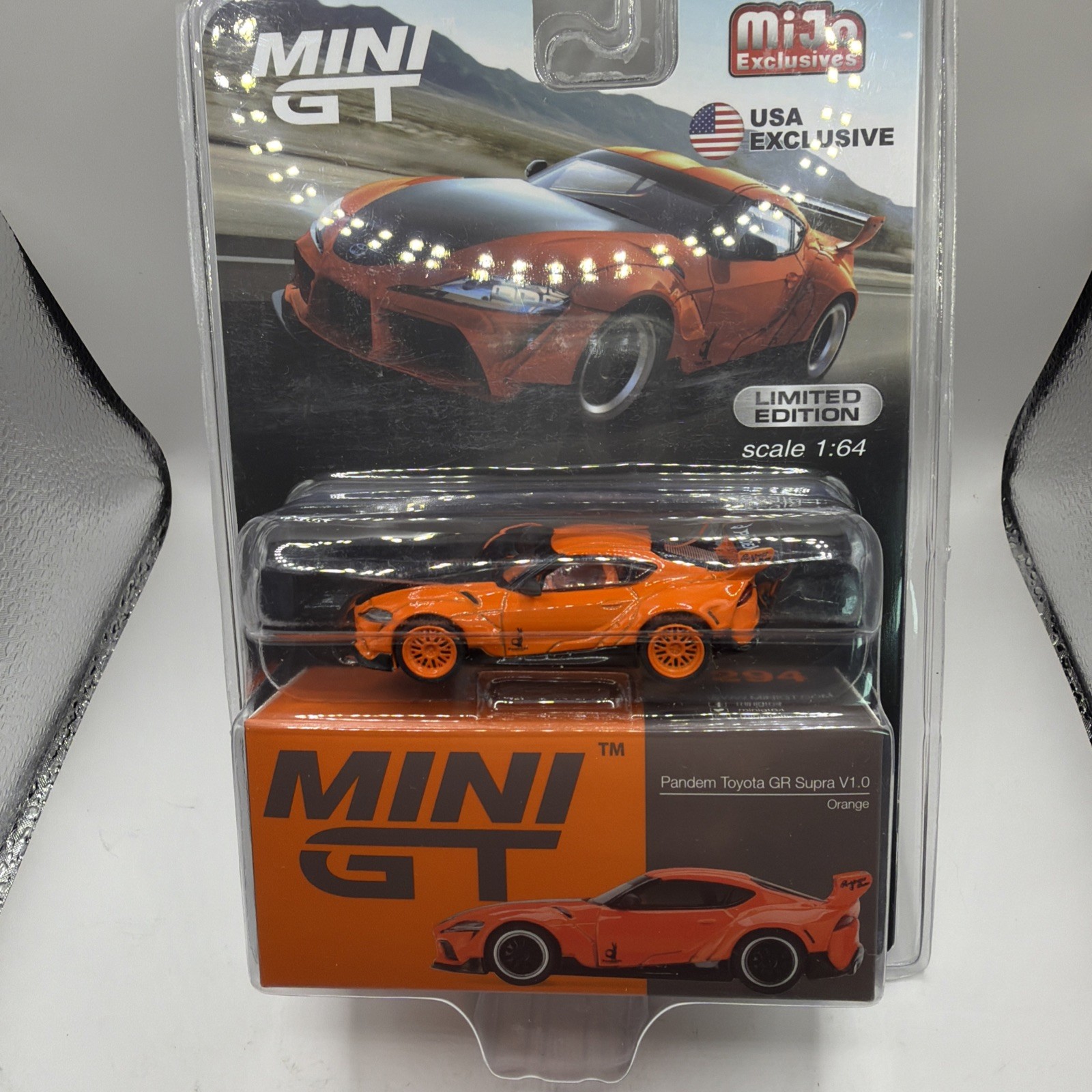 Mini GT Pandem Toyota GR Supra V1.0 Limited 294 Orange CHASE RARE