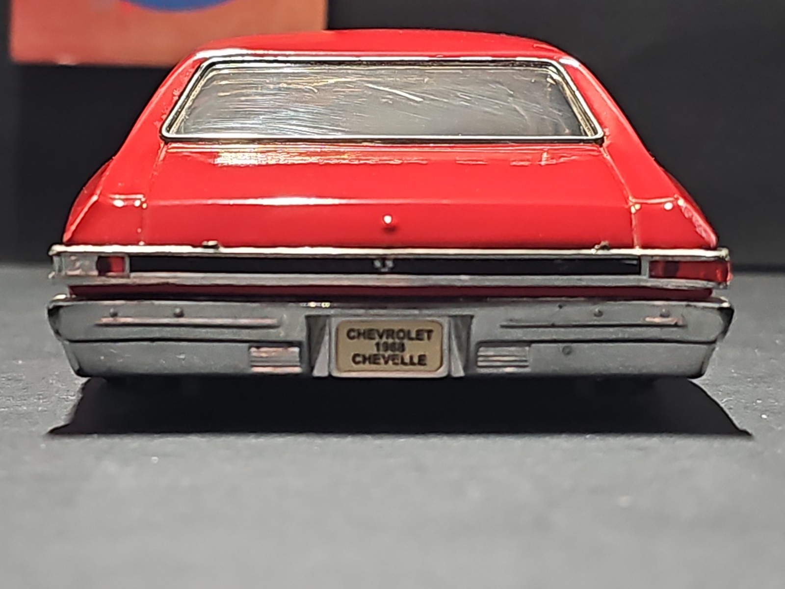 Vntg 2002 Sunnyside 1968 Chevrolet Chevelle SS 396 Red 1:24 Diecast Car NO BOX