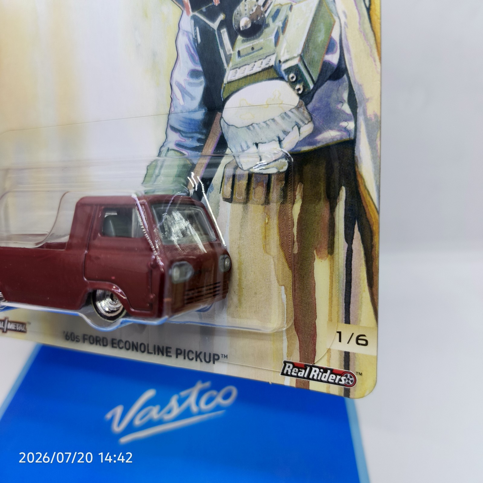 Hot Wheels ERROR NO TAMPO Star Wars 60s Ford Econoline Pickup ”Boba Fett” DWH21