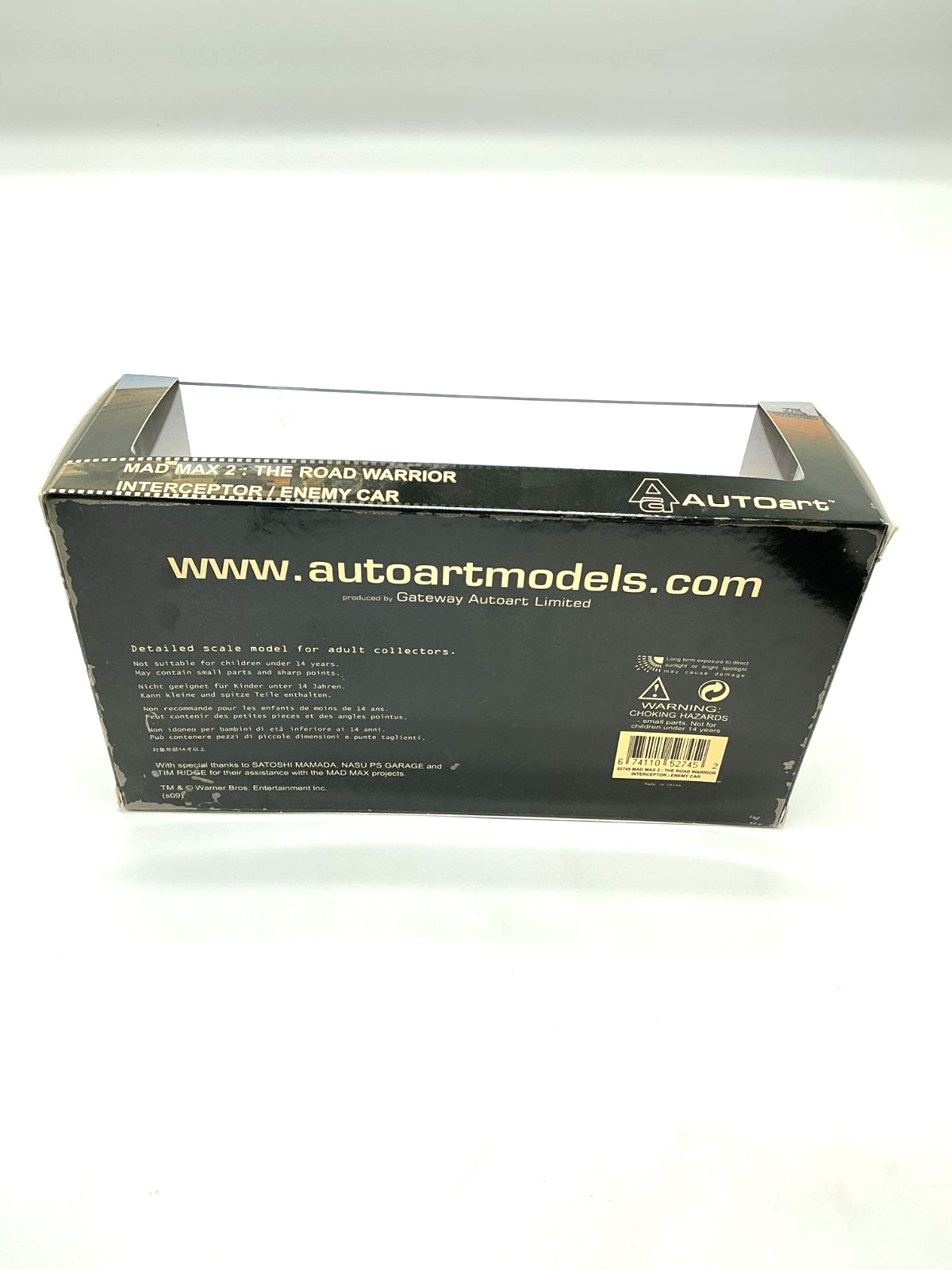 AUTOart 1:43 Mad Max 2: The Road Warrior INTERCEPTOR & ENEMY CAR Diecast