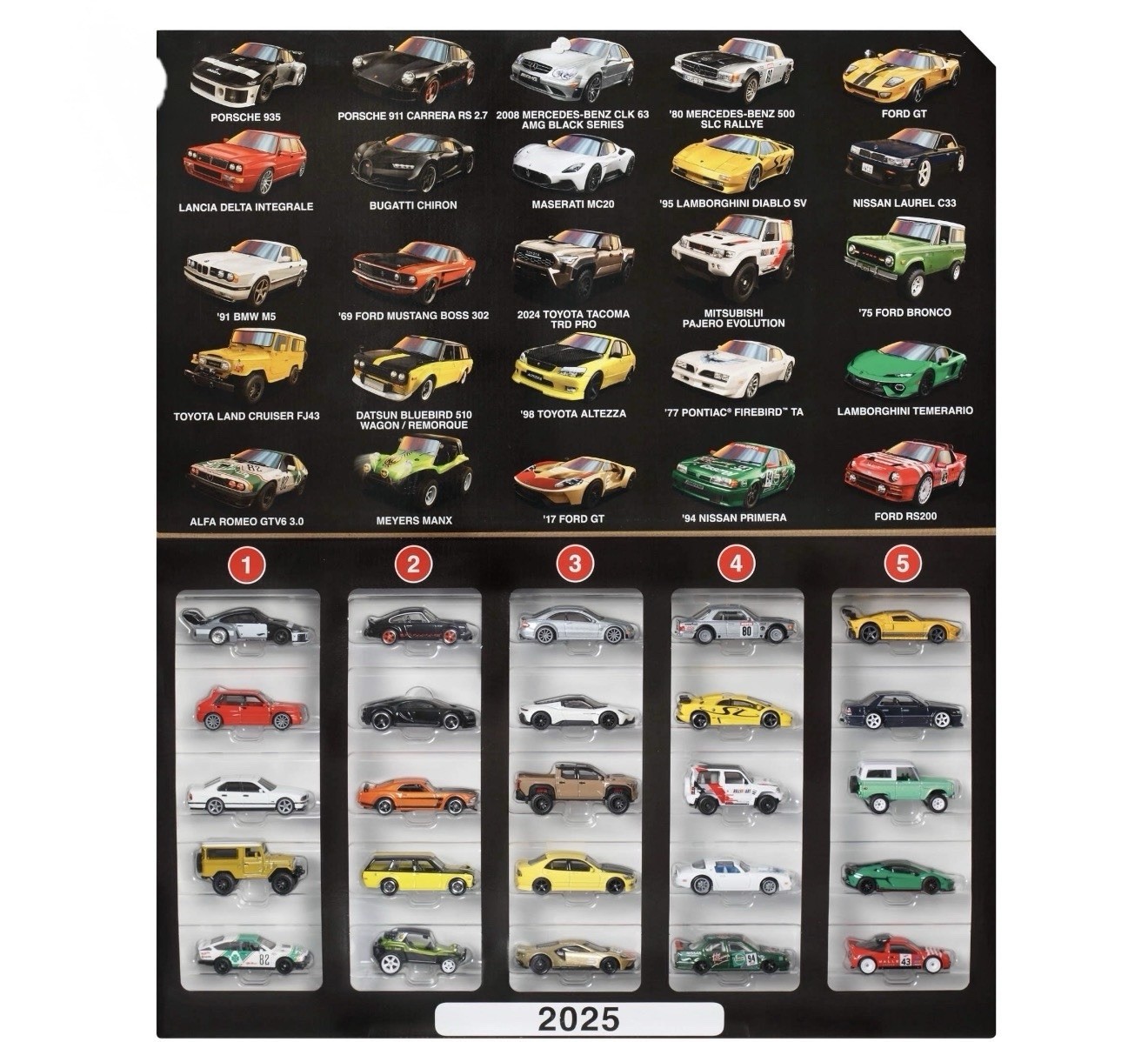 Hot Wheels Boulevard 25-Car Factory Set 2025 | New In Box