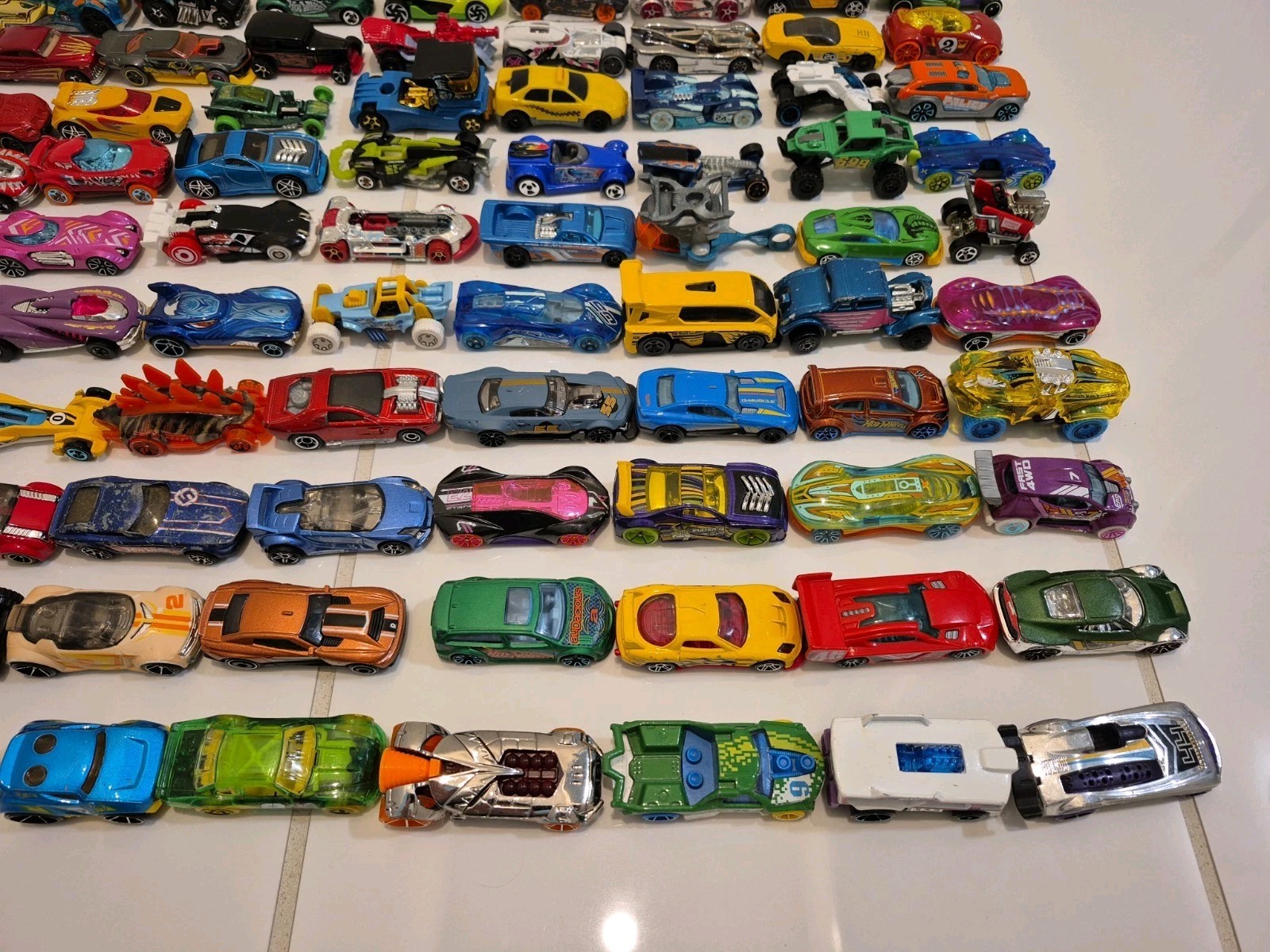 Lot of 100 Hot Wheels Cars: Loose, Variety of Years, Fantasy Castings #3