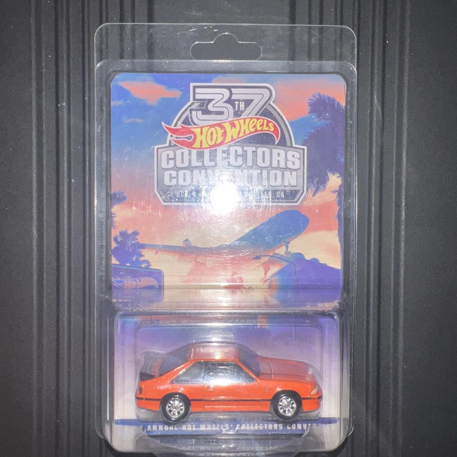 New 2023 Hot Wheels ORANGE 1993 FORD MUSTANG 2/3 37th LAX Convention 05327/06200