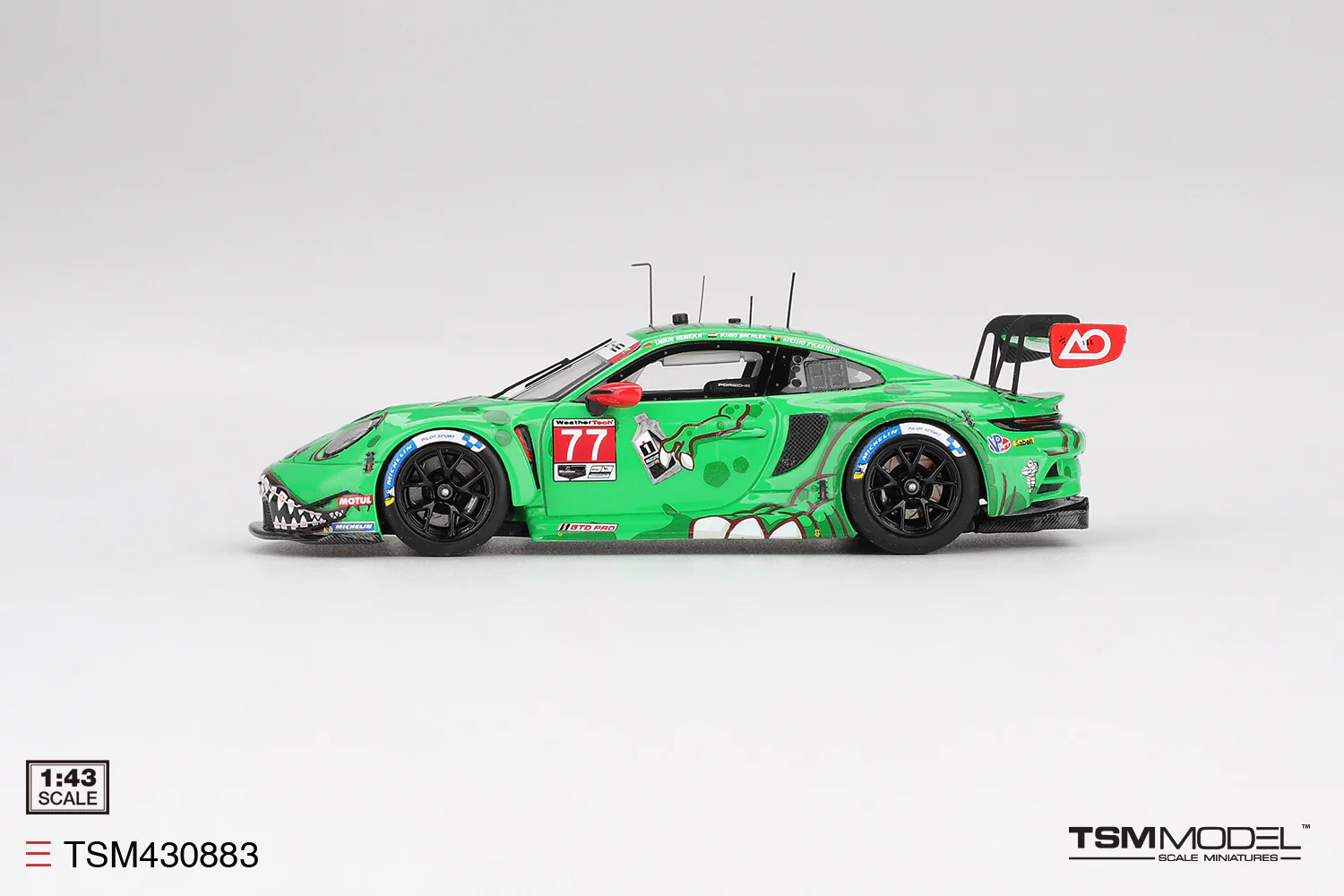 1:43 2025 IMSA Sebring 12Hr Winner — #77 “REXY” Porsche 911 GT3 R — TSM-Model