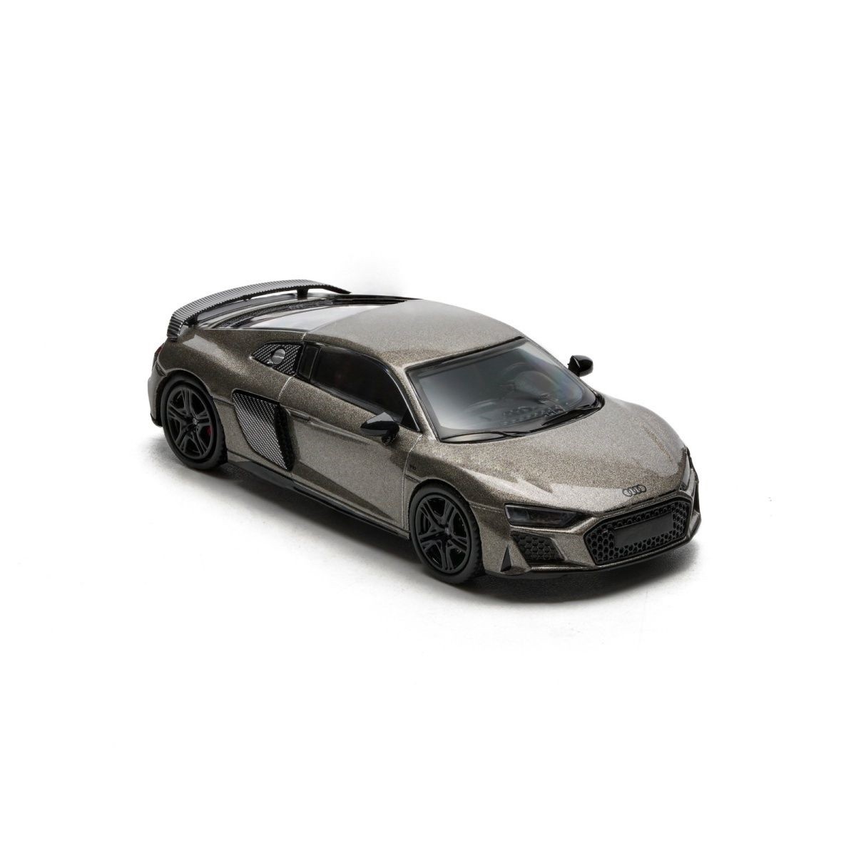 2022 Audi R8 V10 Coupe Performance Gray Diecast Metal Car Model Masdi 1/64