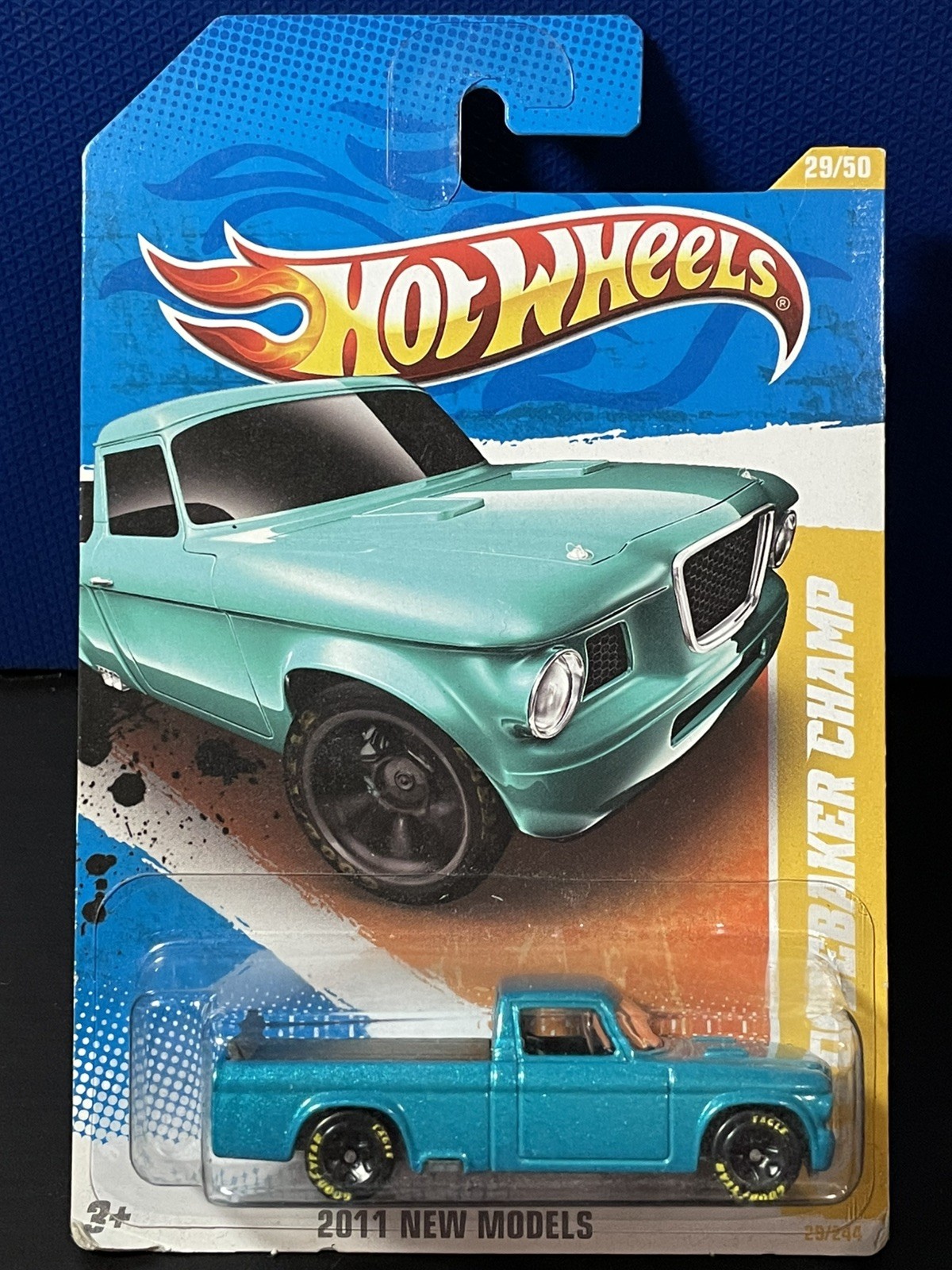 Hot Wheels Truck Mix (4) 63 Studebaker Champ, Ford Transit Supervan, Ford F-150