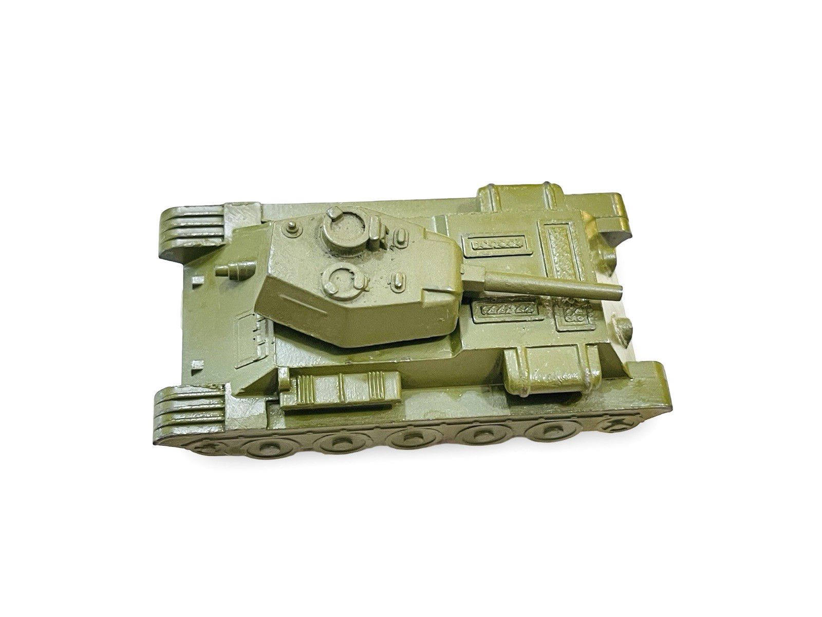 Vintage USSR Tank and Transporter – Loose Diecast 8″ in Length