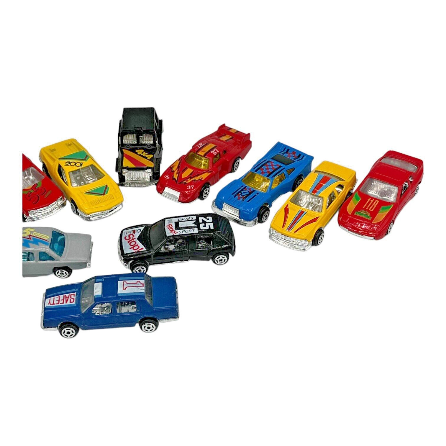 Lot of 13 Vintage Unbranded Toy Cars Winner 5 Speed Stop & Other Tampos China