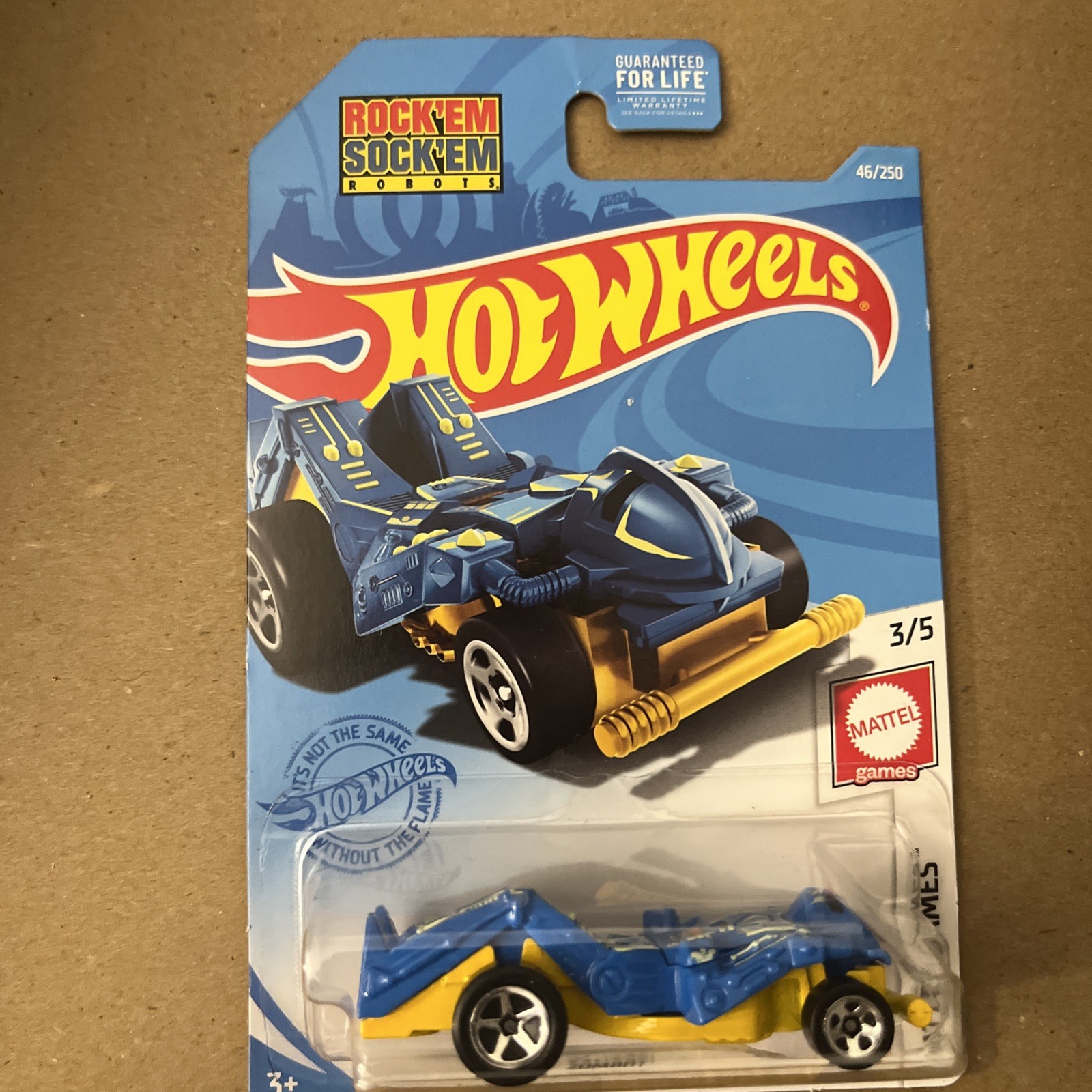 Hot Wheels #046 Mainline Mattel Games Series #3 Zombot ROCK EM SOCK EM