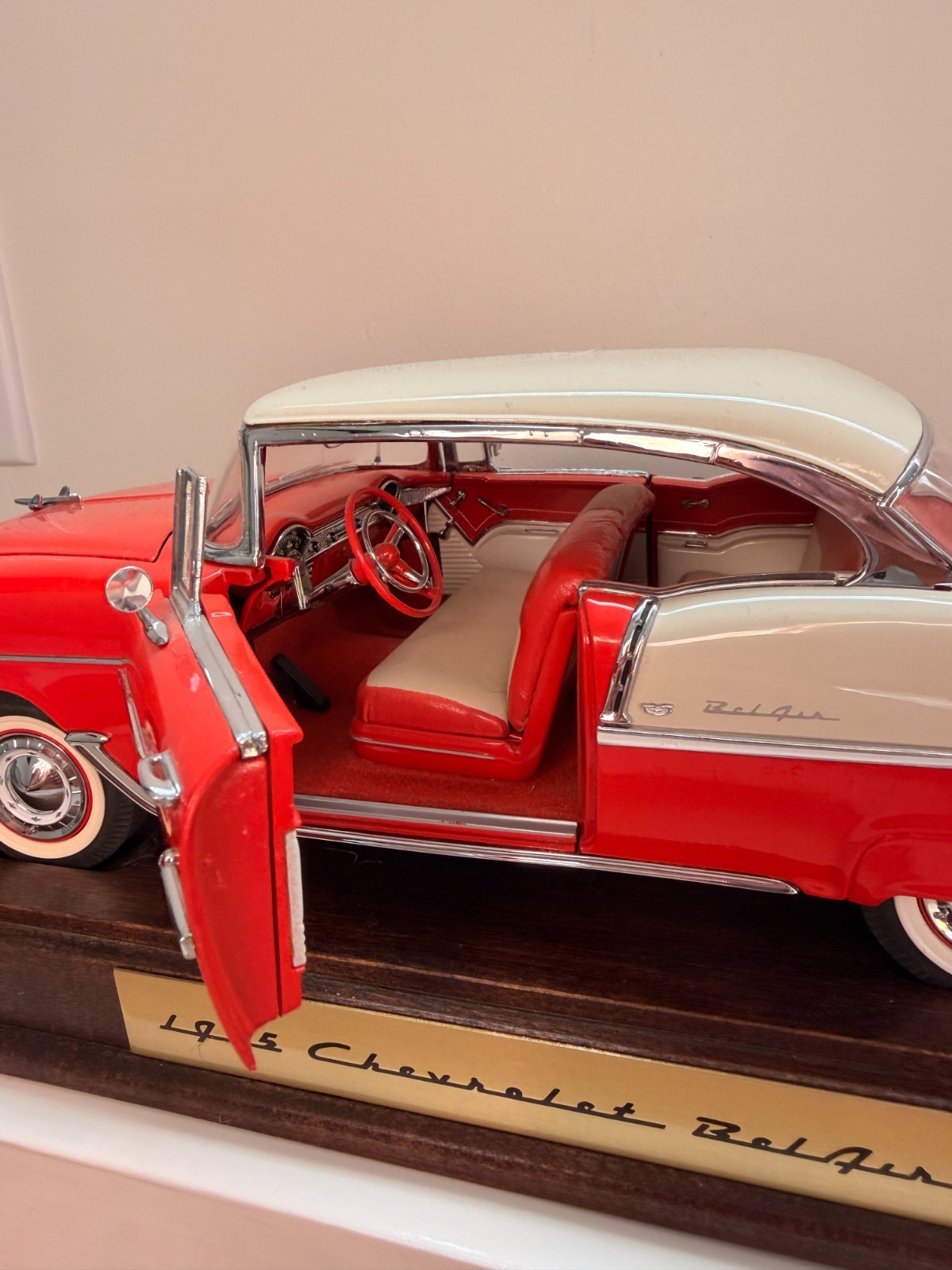 Danbury Mint 1955 Chevrolet Bel Air 1:16 Diecast Model – Original Box & Papers