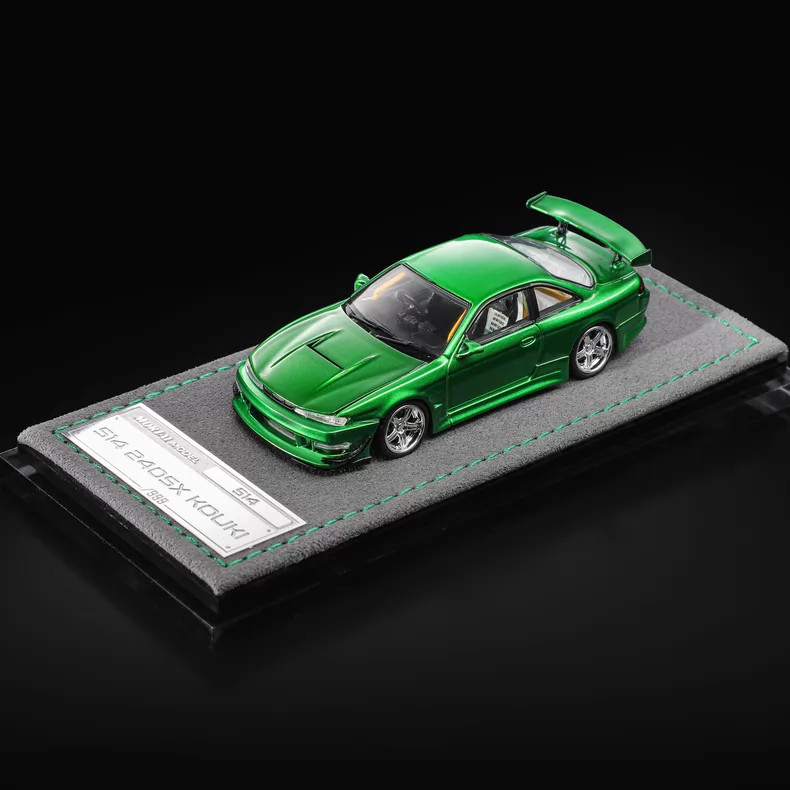 Mortal 1:64 Nissan Silvia S14 240SX Kouki Green