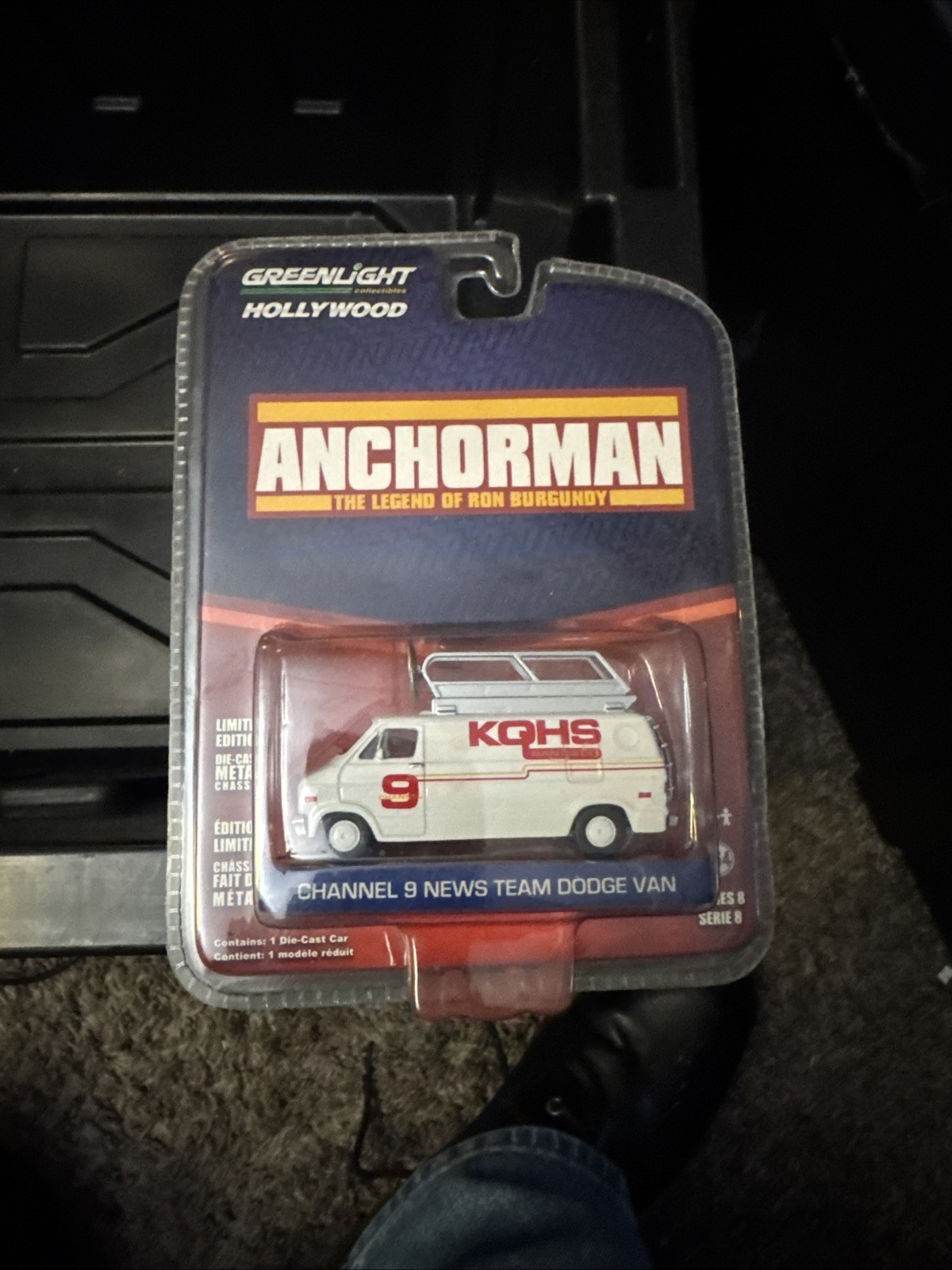 1/64 DIECAST GREENLIGHT HOLLYWOOD SERIES 5 ANCHORMAN CHANNEL 4 NEWS TEAM VAN